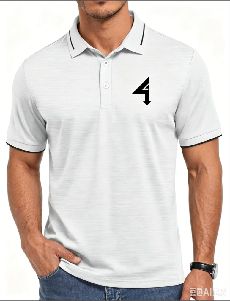White Athletic Golf Polo