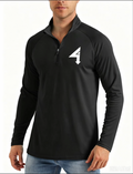 Black Athletic Golf Quarter-Zip
